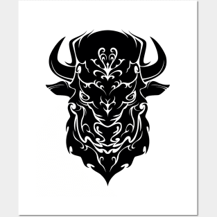 Tribal Bison Posters and Art